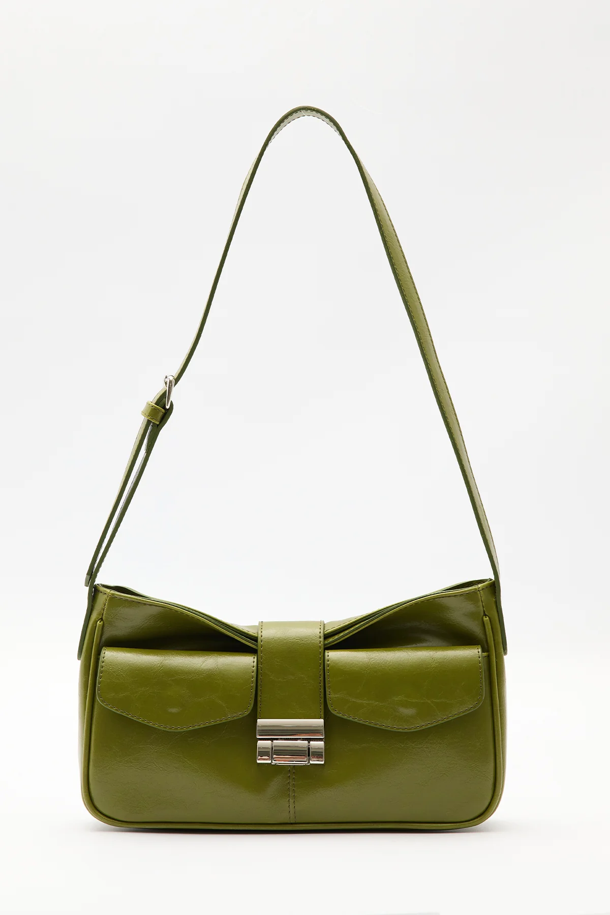 Hondae Buckle Bag Green - Image 2