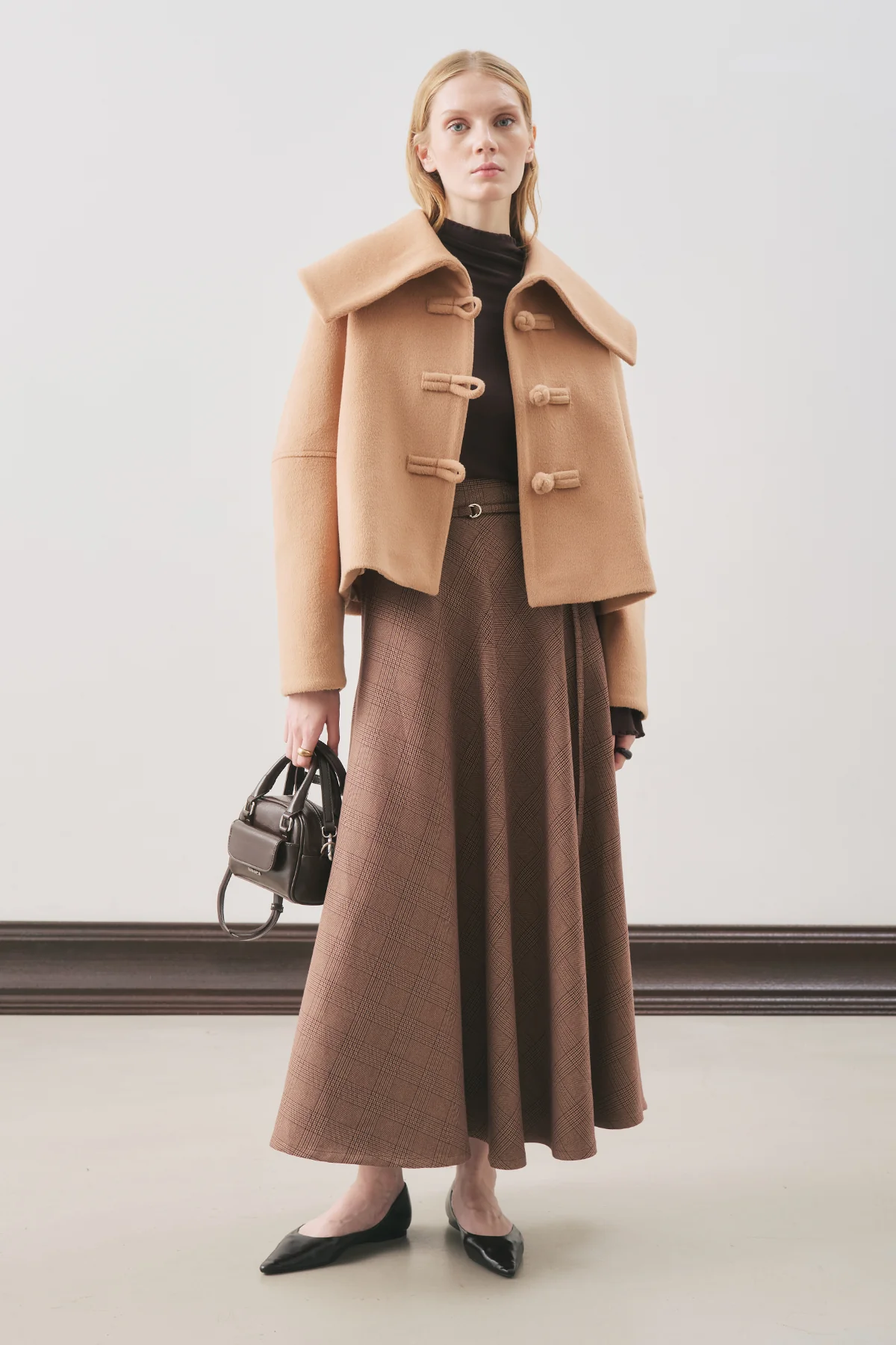 Isabel Short Wool Jacket Light Brown