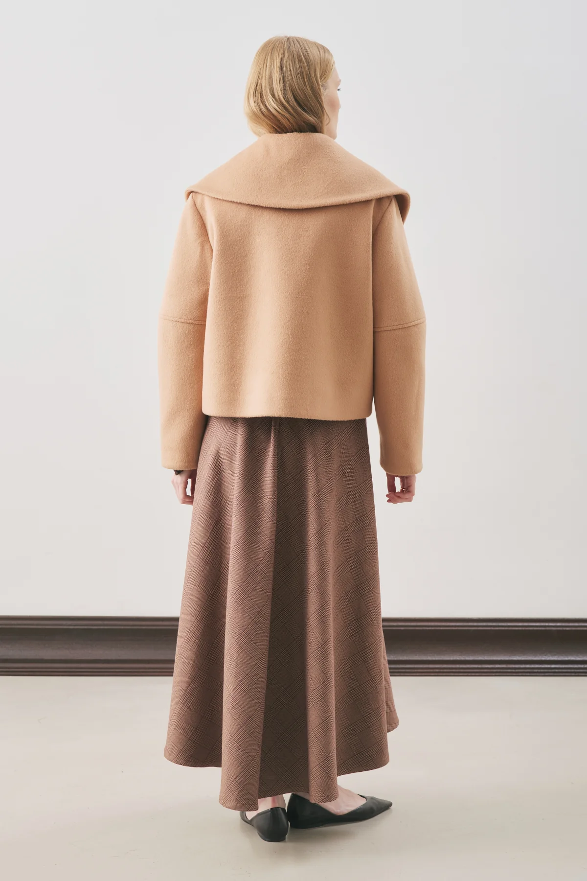 Isabel Short Wool Jacket Light Brown - Image 4