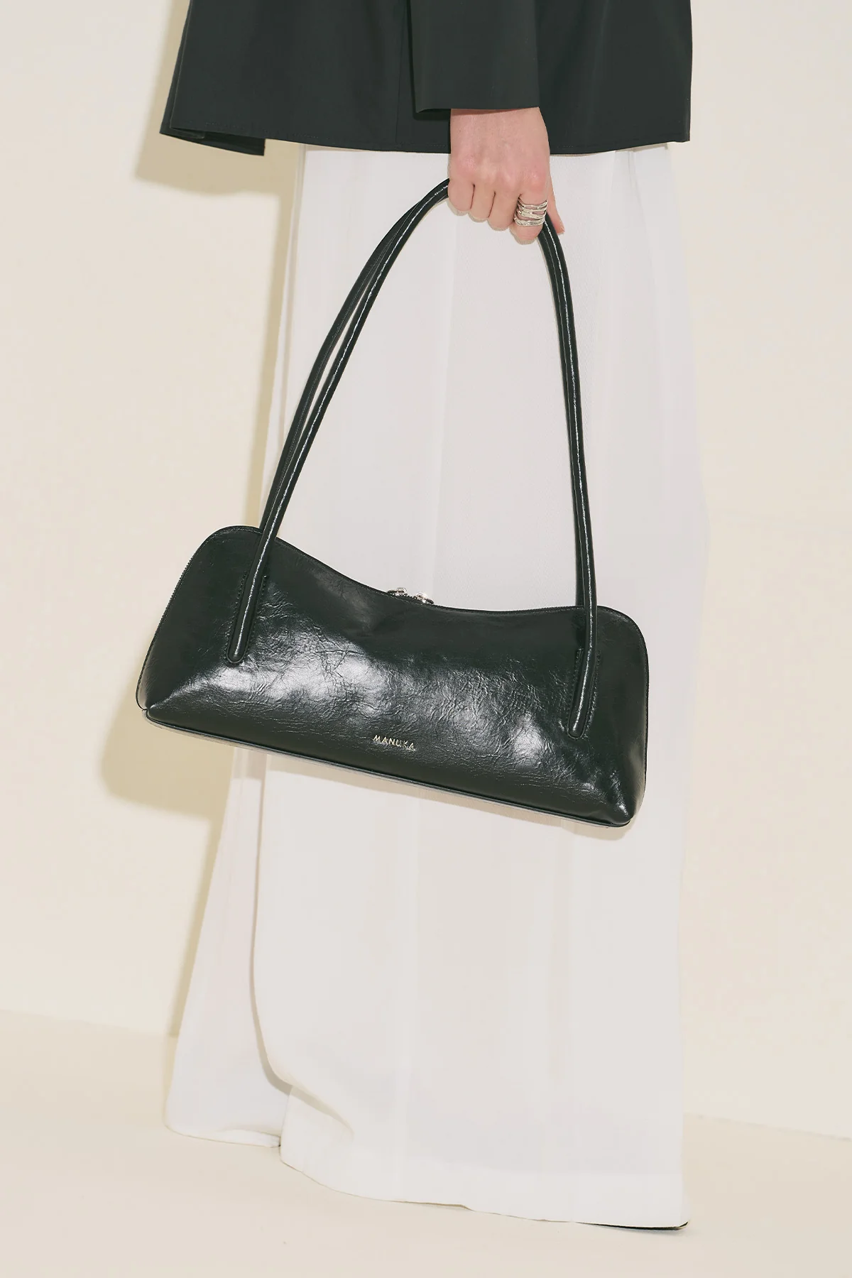 Kera Baguette Bag Black - Image 10