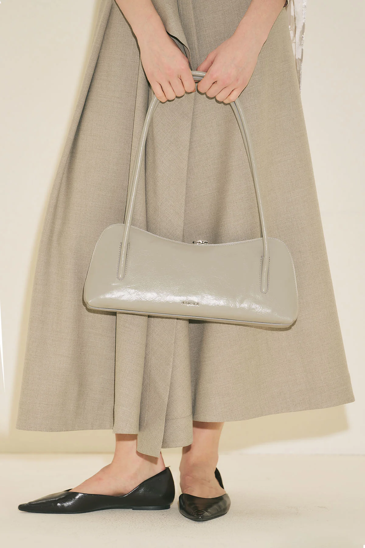 Kera Baguette Bag Grey - Image 4