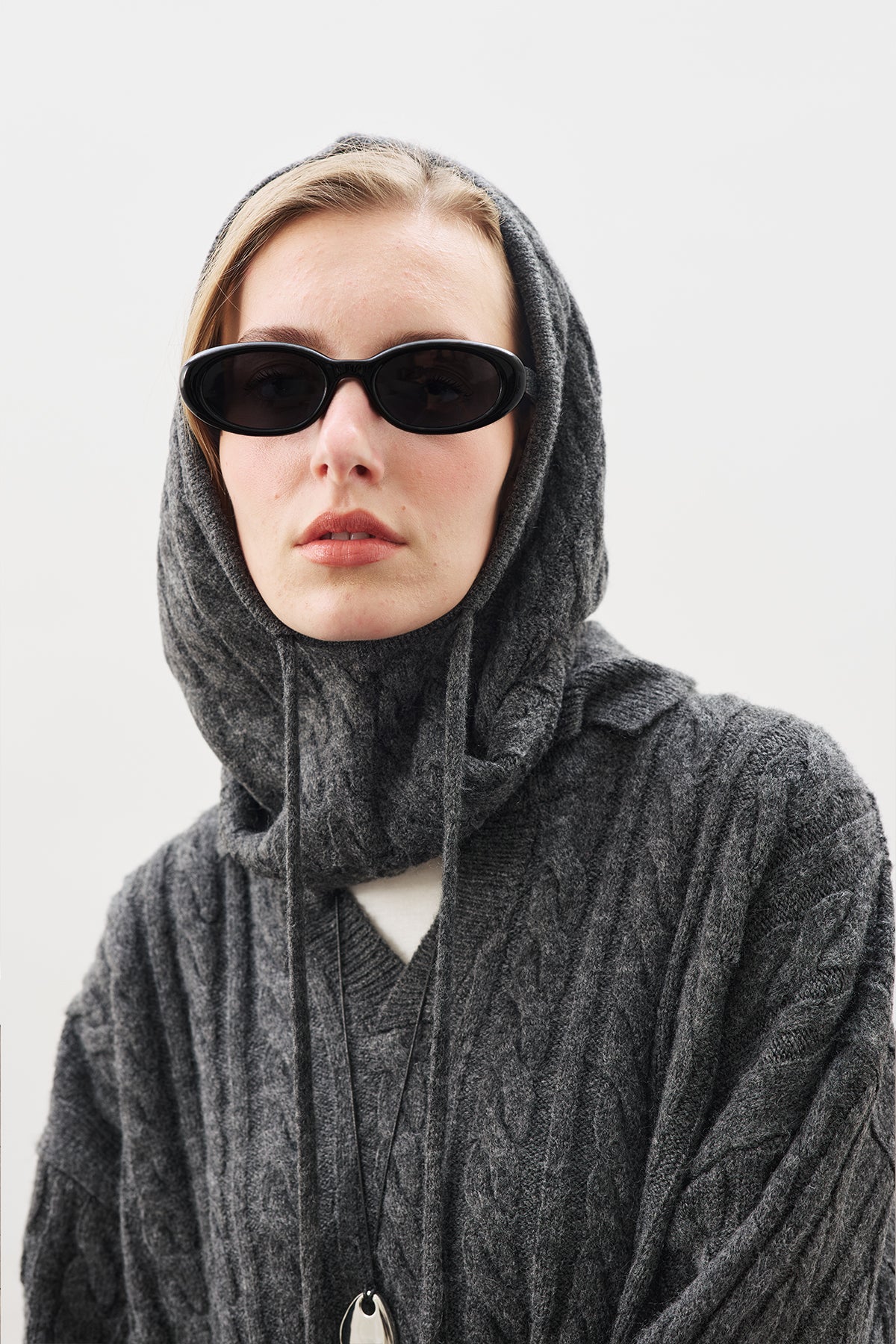 Knit Balaclava Anthracıte - Image 2