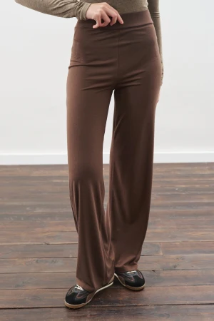 Knotted Trouser Set Brown - Image 5