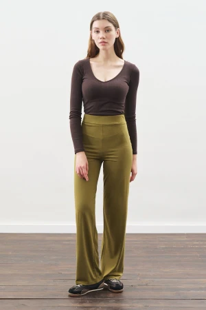 Knotted Trouser Set Green - Image 5