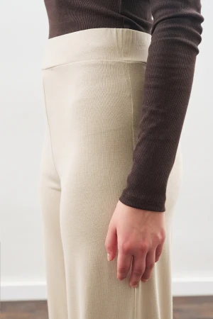 Knotted Trouser Set Stone - Image 7