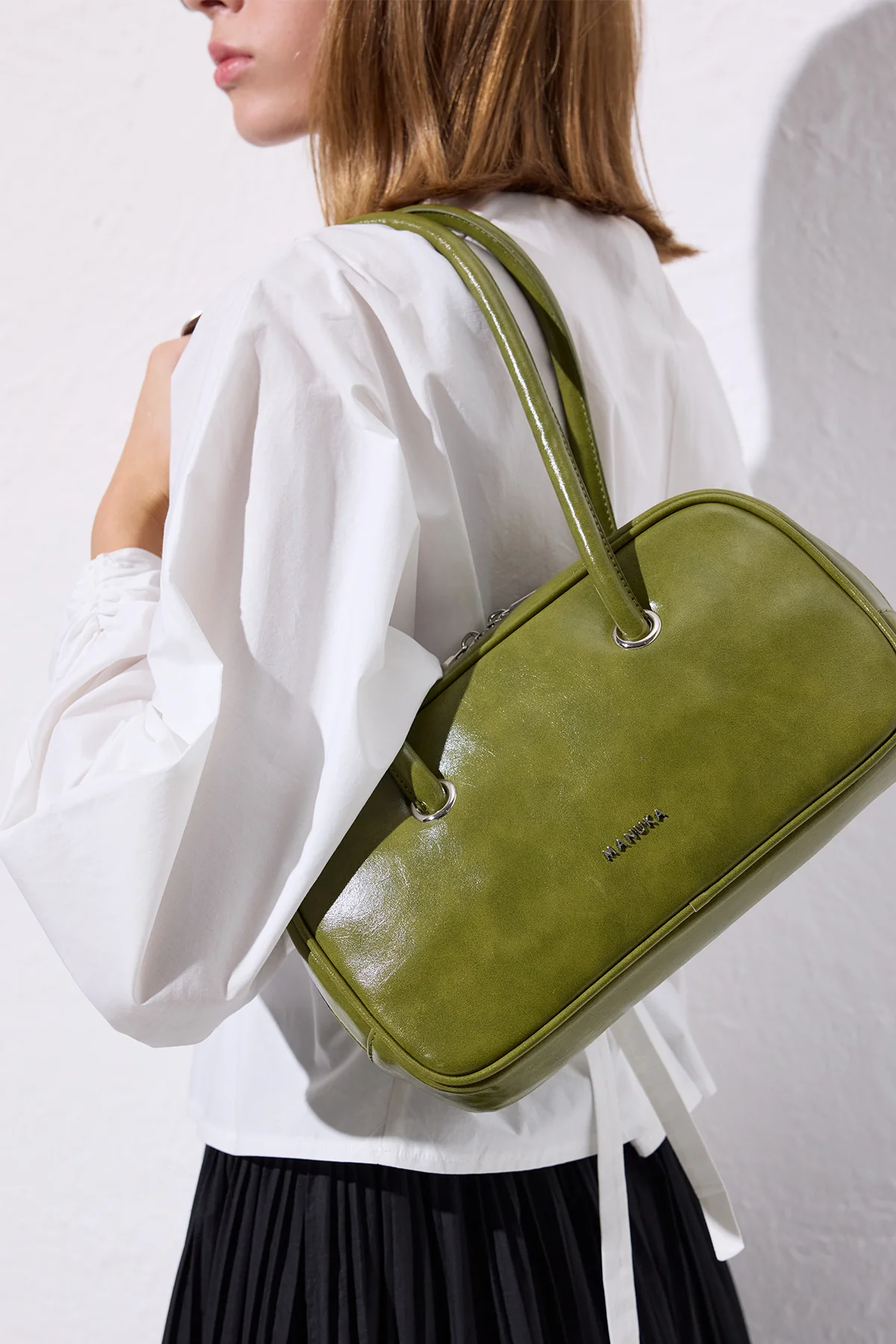 Kyomi Baguette Bag Matcha - Image 2