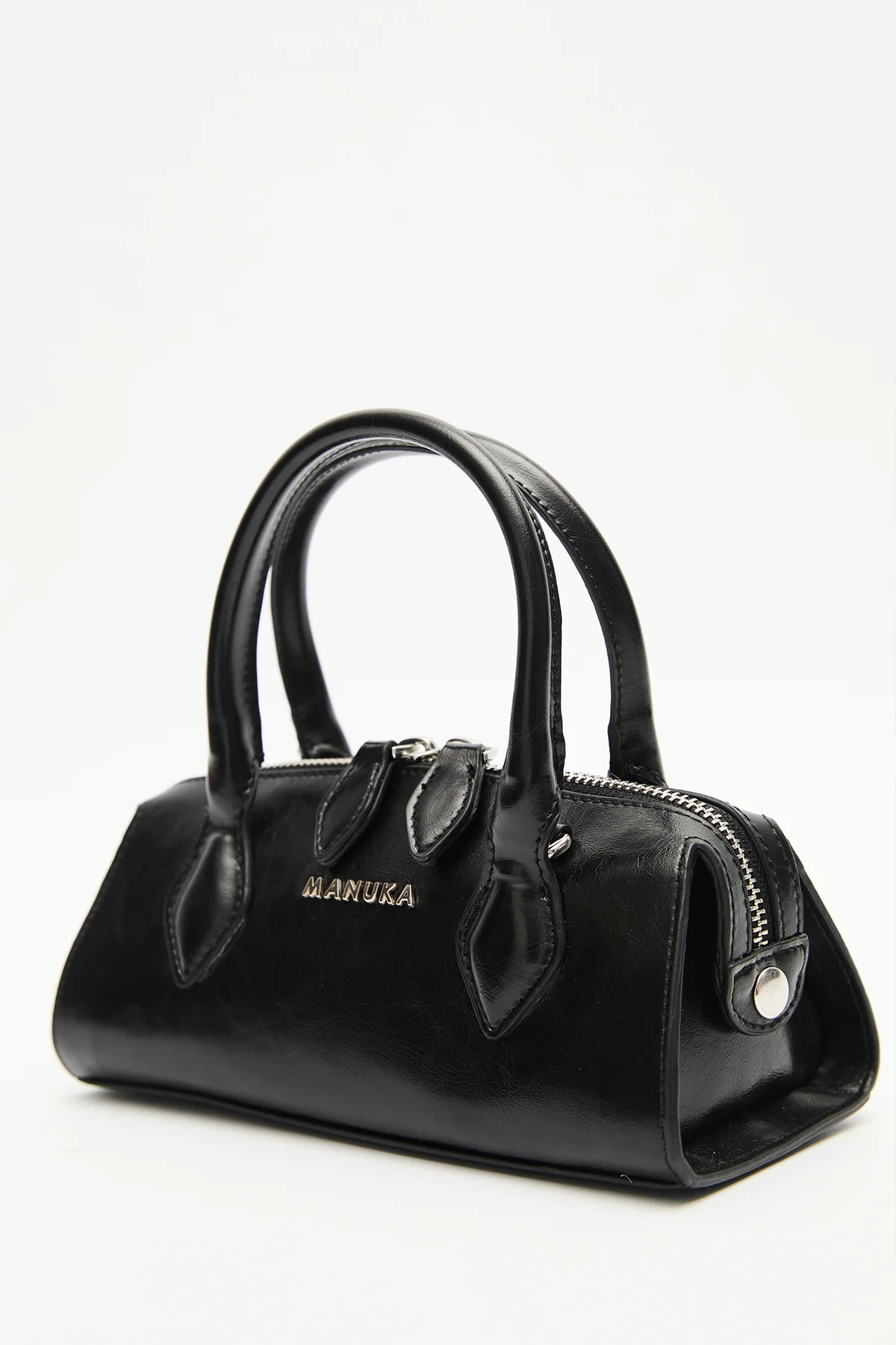 Leather Polo Mini Bag Black - Image 6
