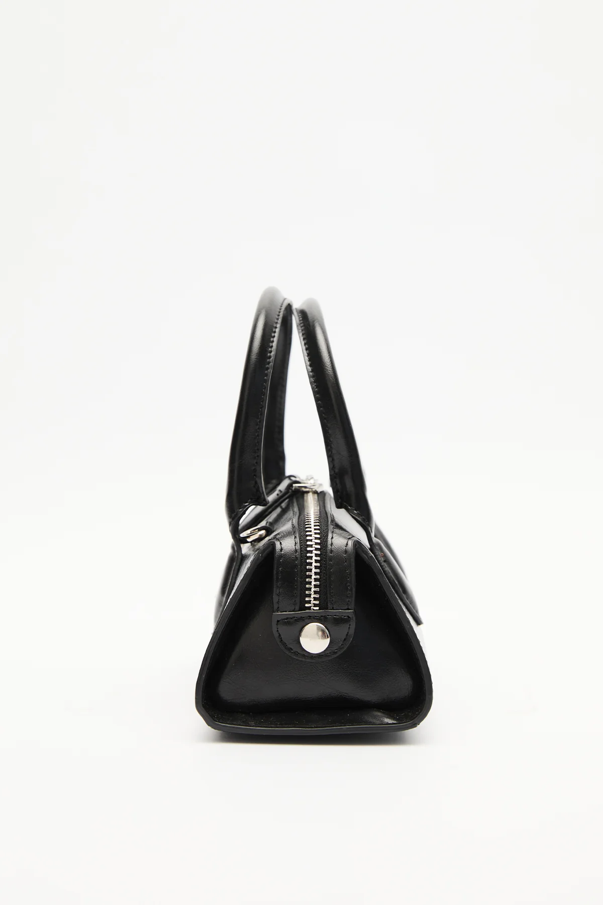 Leather Polo Mini Bag Black - Image 7