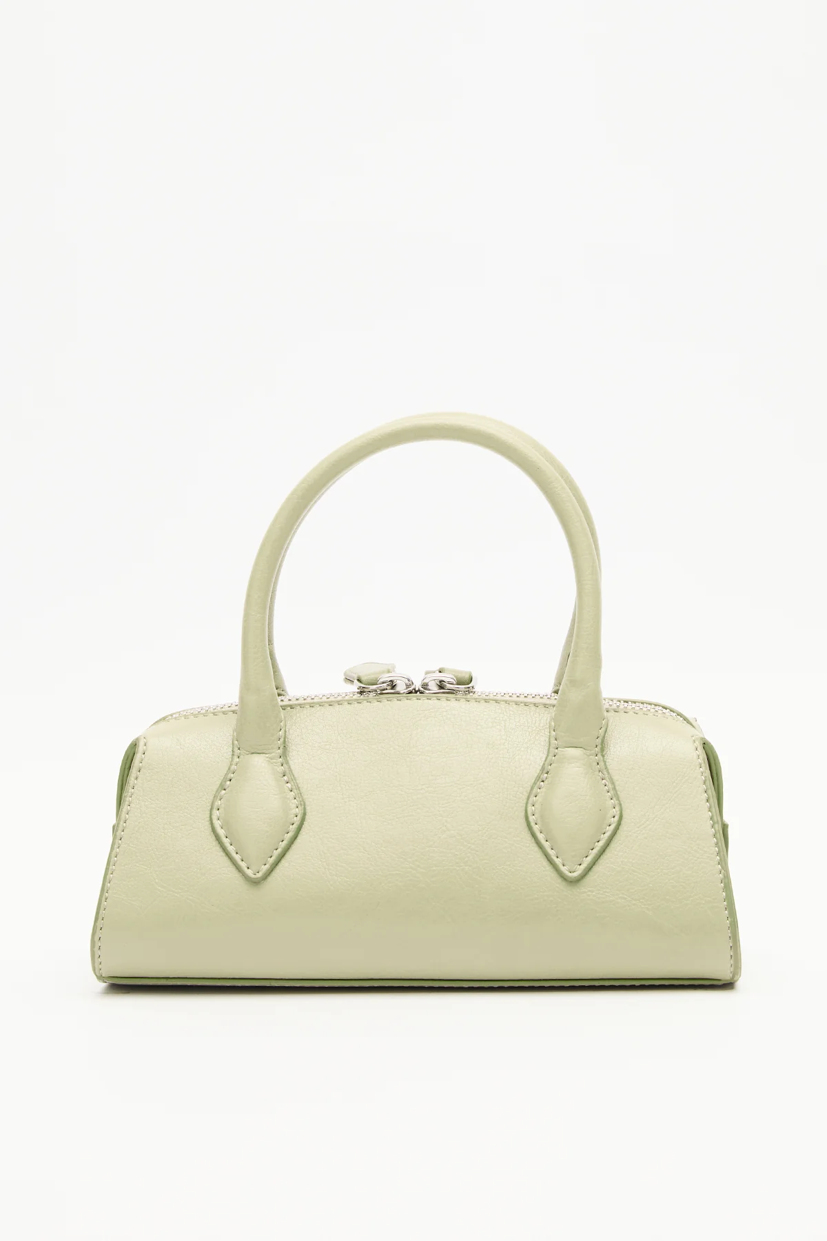 Leather Polo Mini Bag Green - Image 8