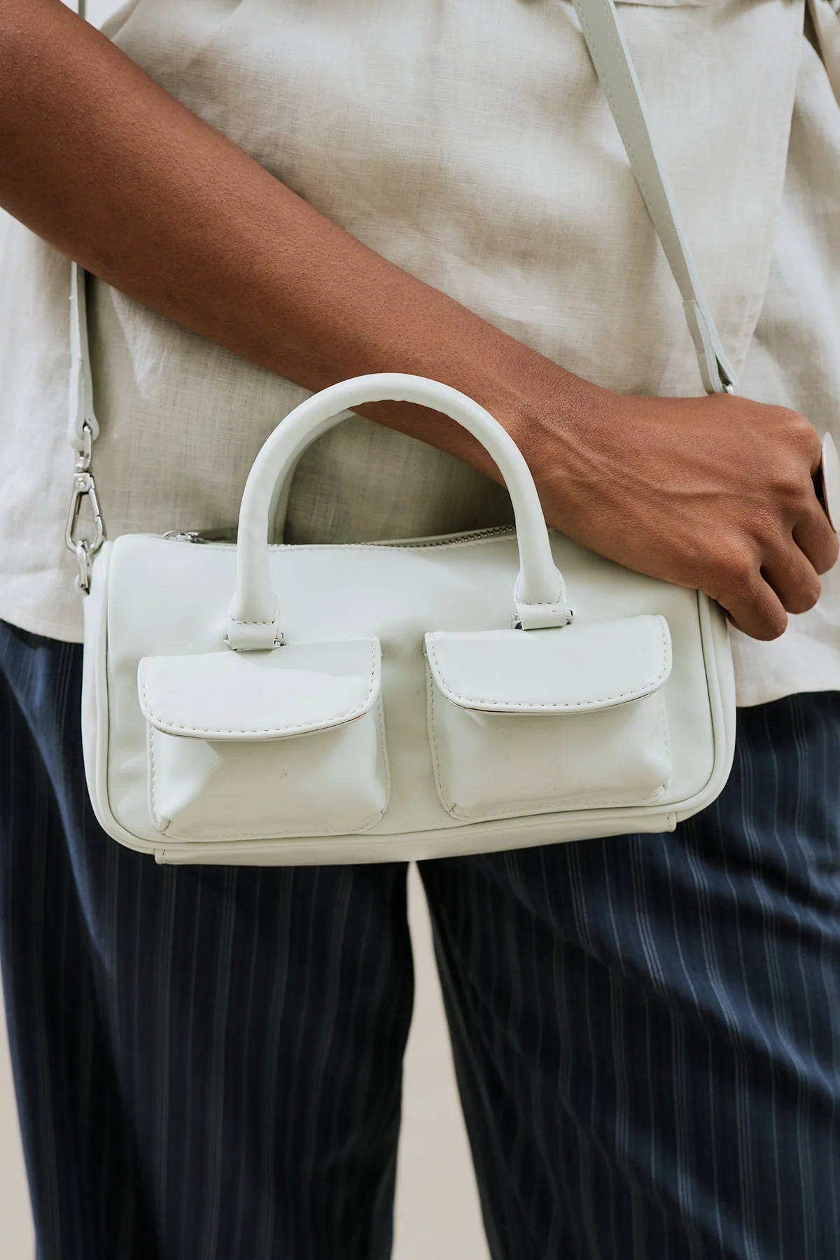 Lenora Pocketed Bag Ice Blue - Image 2