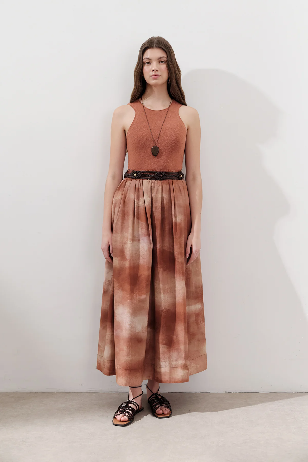 Lightweight Patterned Cotton Skirt Tile - Image 5