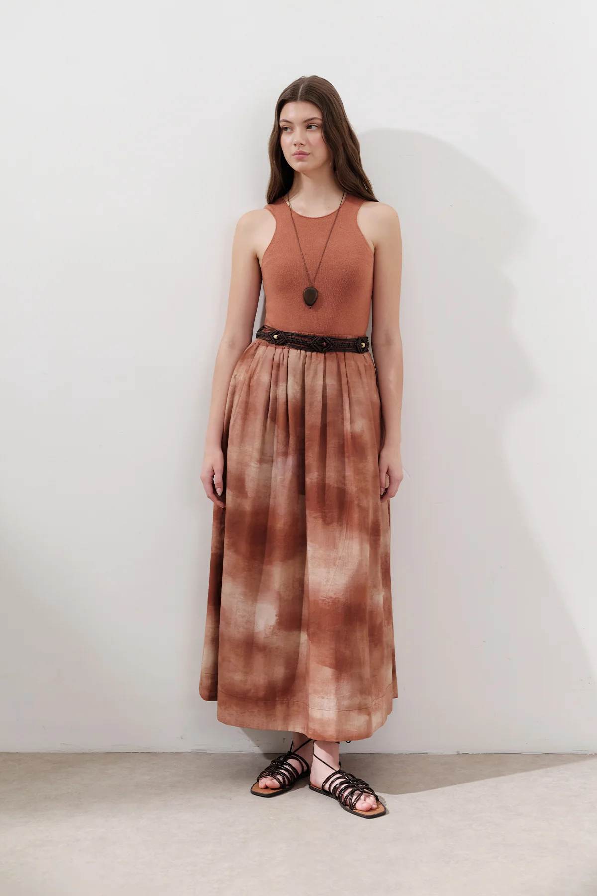 Lightweight Patterned Cotton Skirt Tile - Image 7