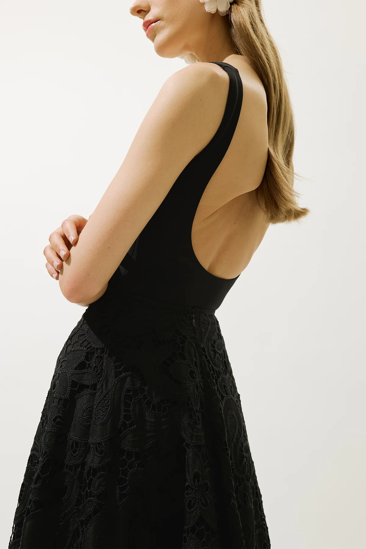 Limited Edition Lace Skirt Black - Image 6