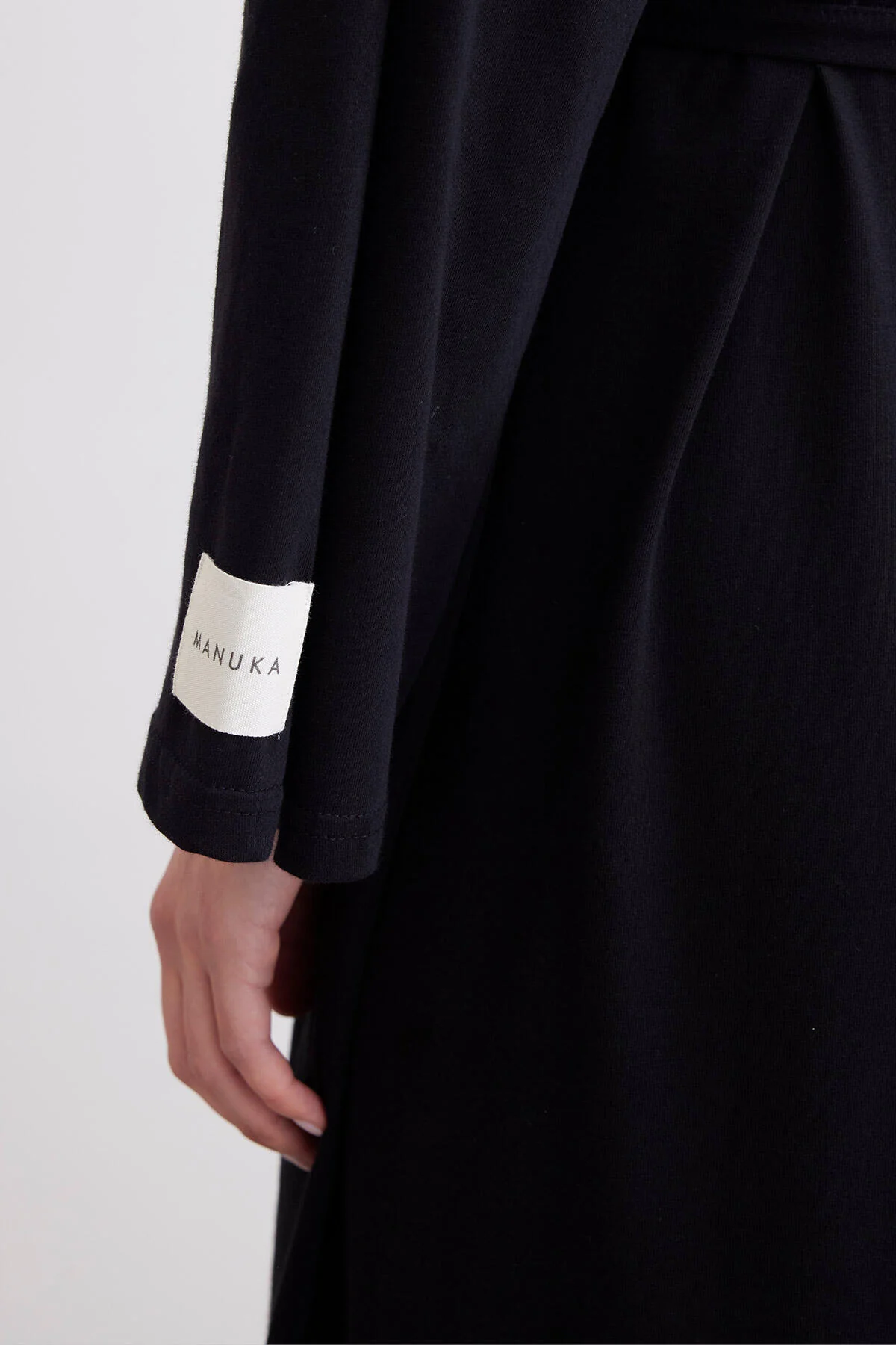 Long Oversized Dress Black - Image 5