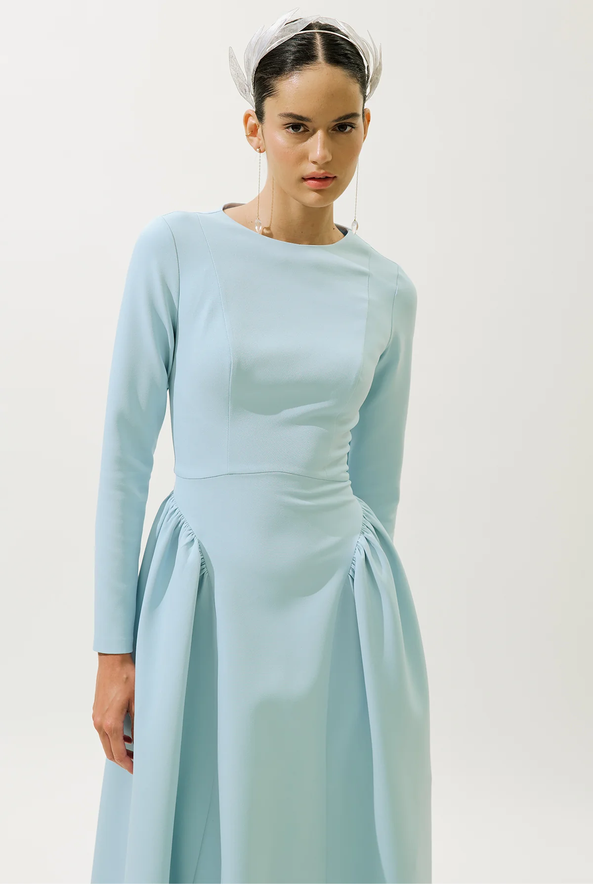 Lora Evening Dress Blue - Image 4
