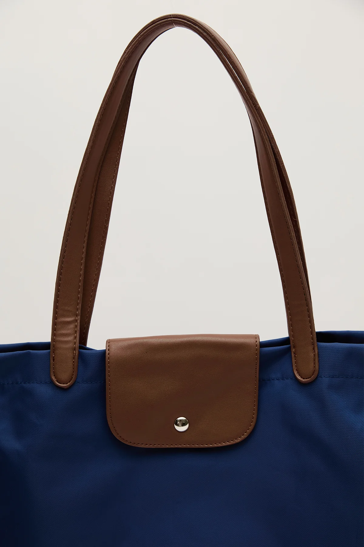 Mari Large Shopper Bag Navy Blue - Image 6