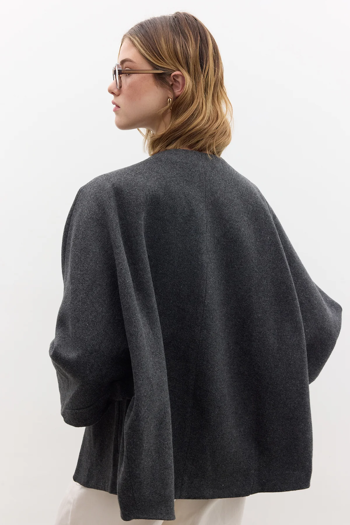 Milana Cachet Coat Anthracite - Image 7