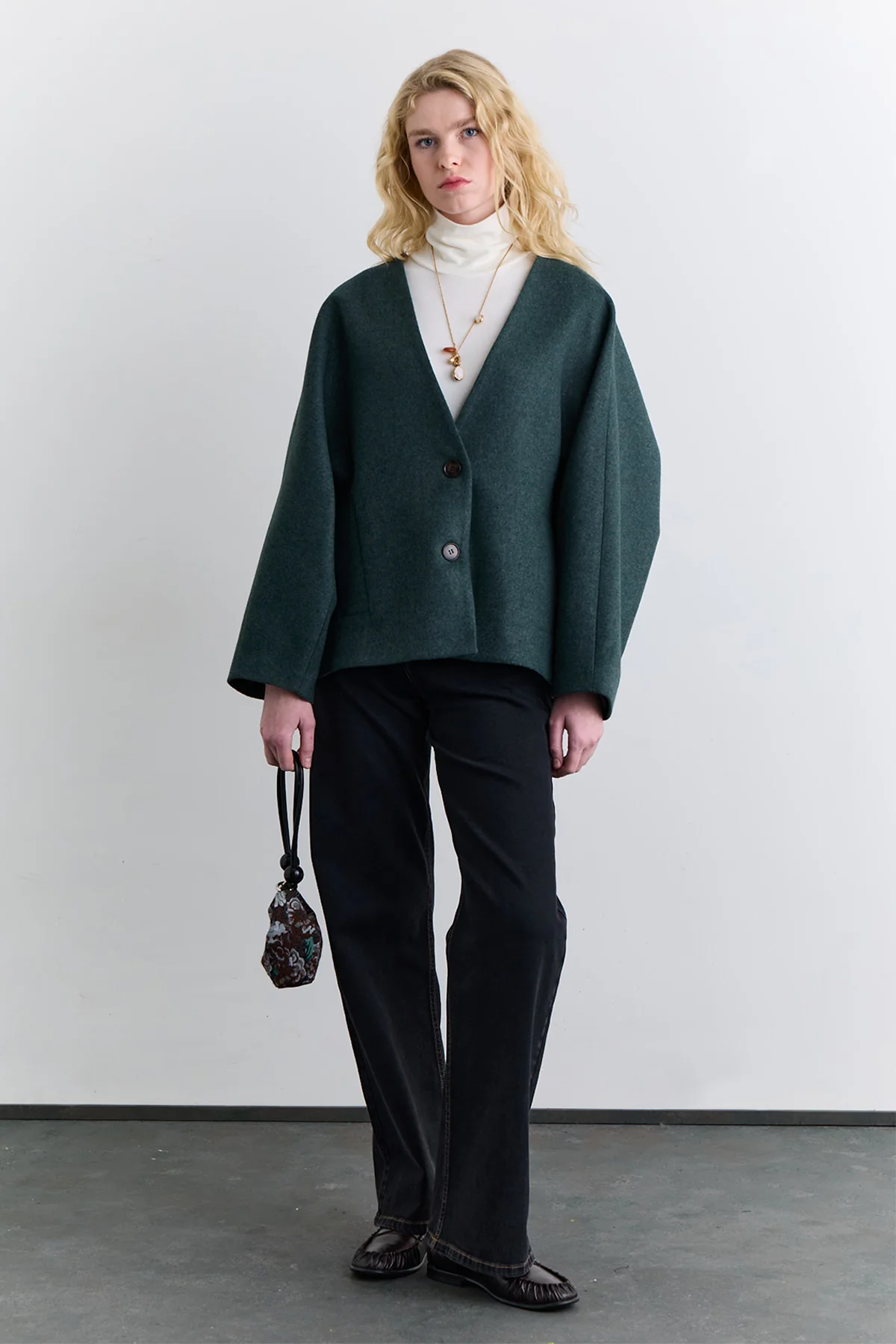 Milana Cachet Coat Green - Image 2