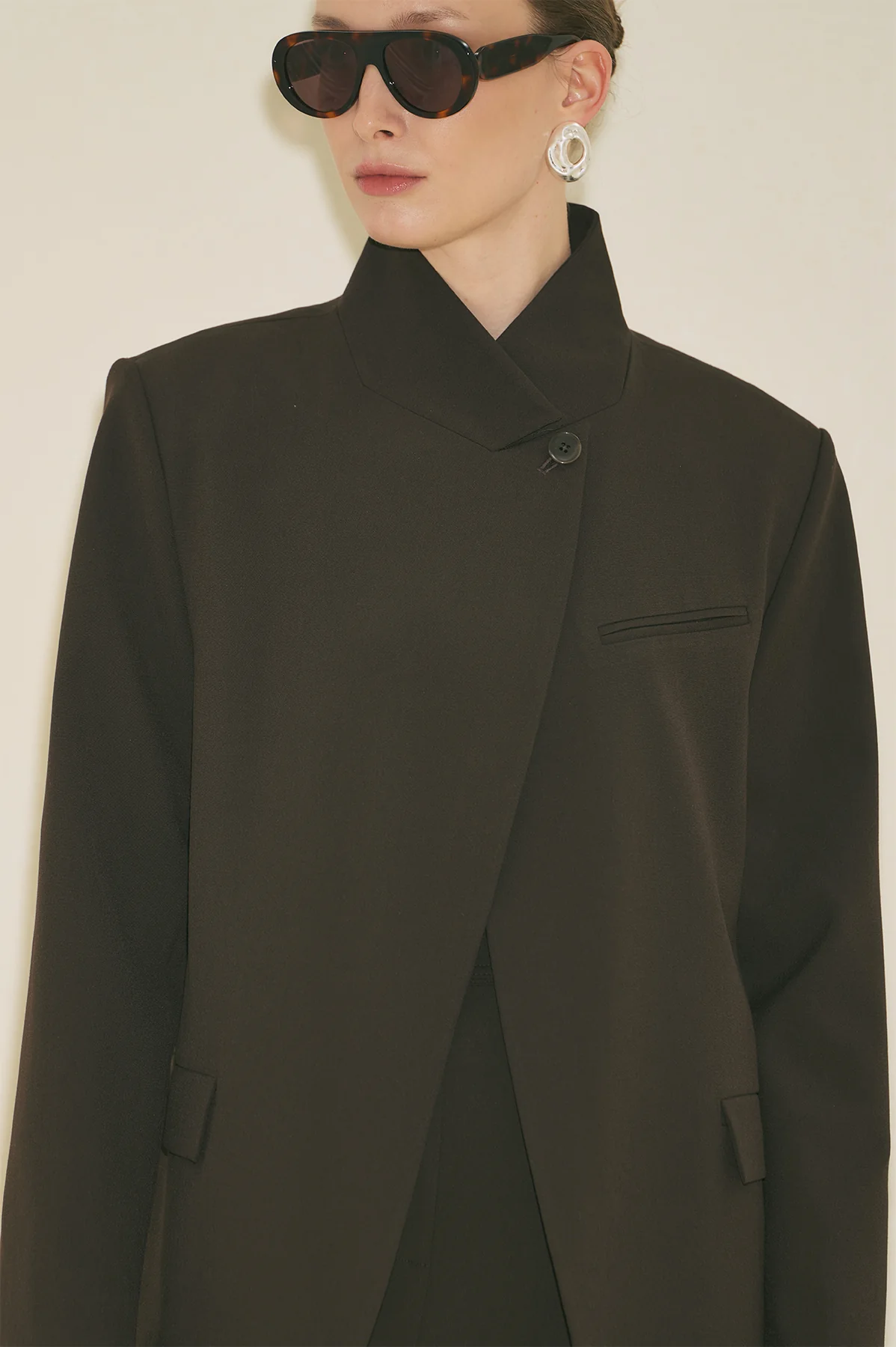 Milanda Blazer Dark Brown - Image 6