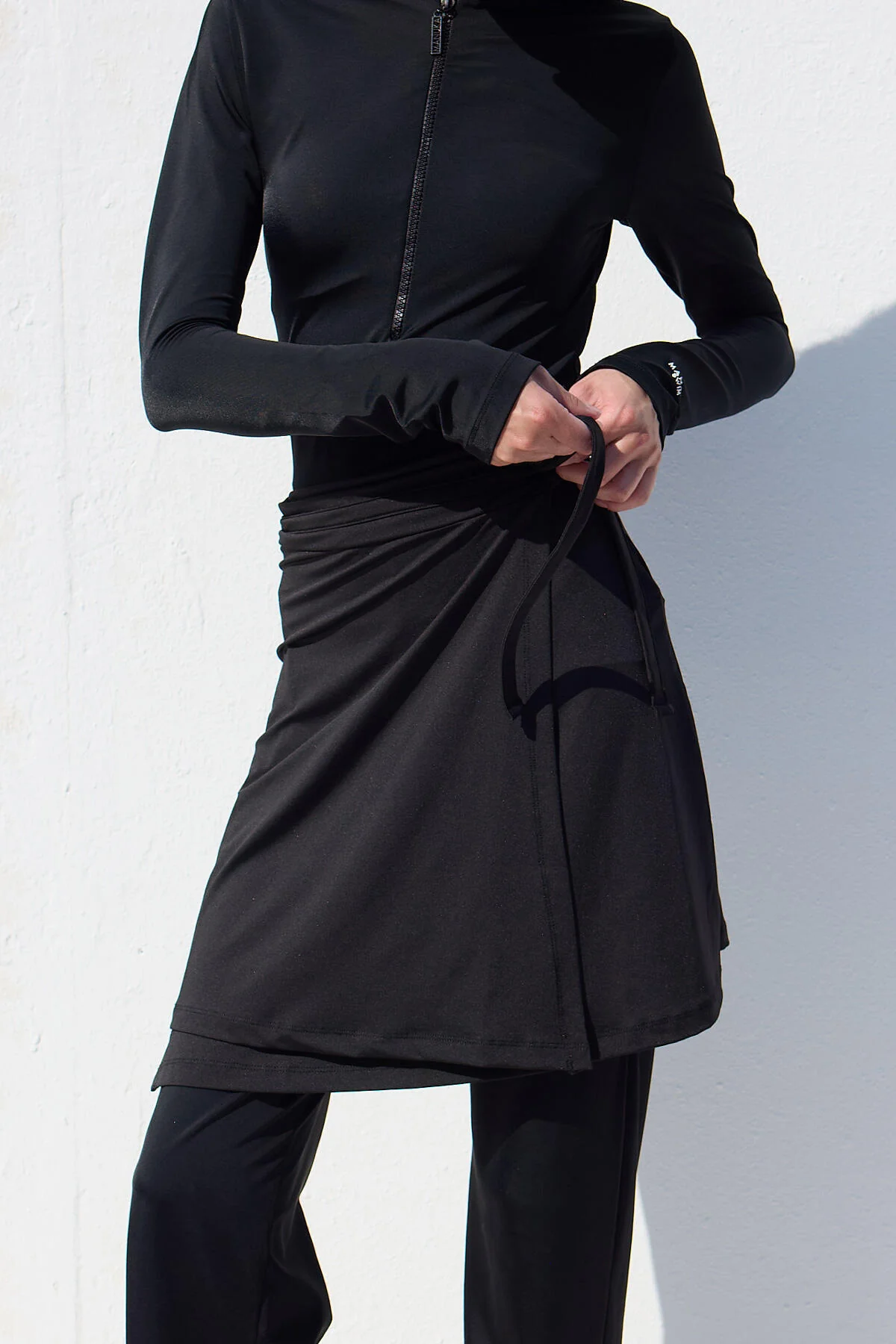 Modest Swim Skirt Black - Image 13