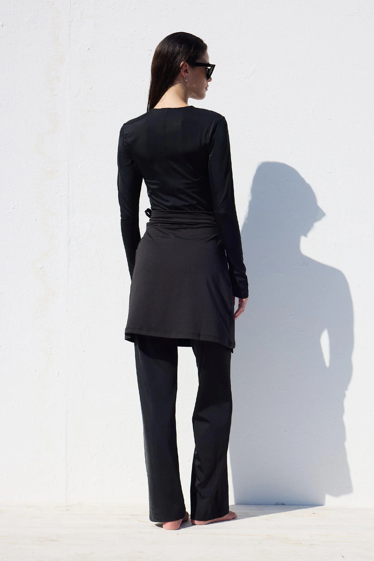Modest Swim Skirt Black - Image 15