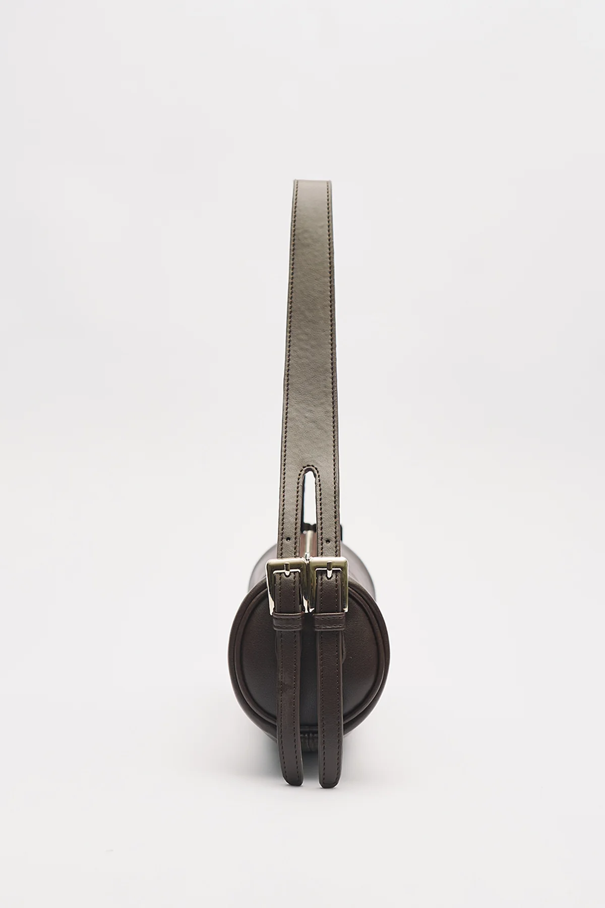 Morgan Oval Bag Dark Brown - Image 8