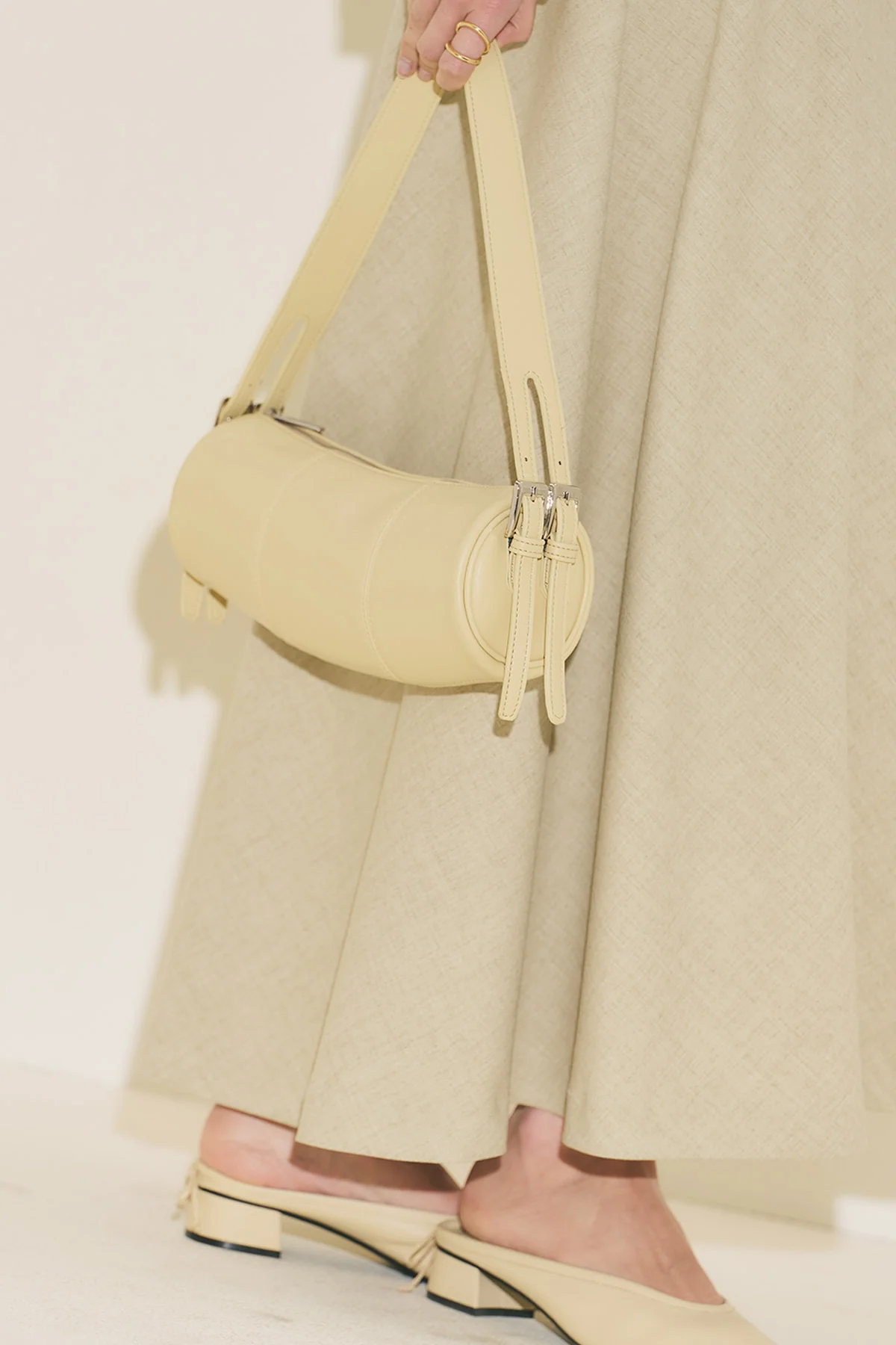 Morgan Oval Bag Soft Yellow - Image 2