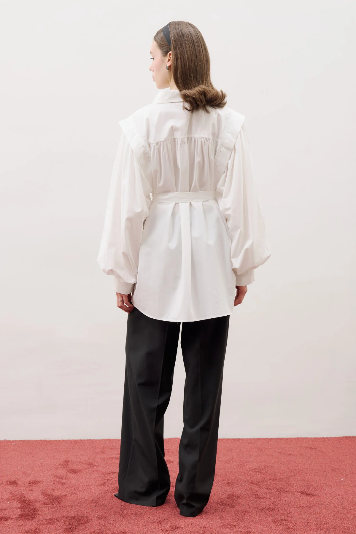 Nora Statement Shirt Ecru - Image 14