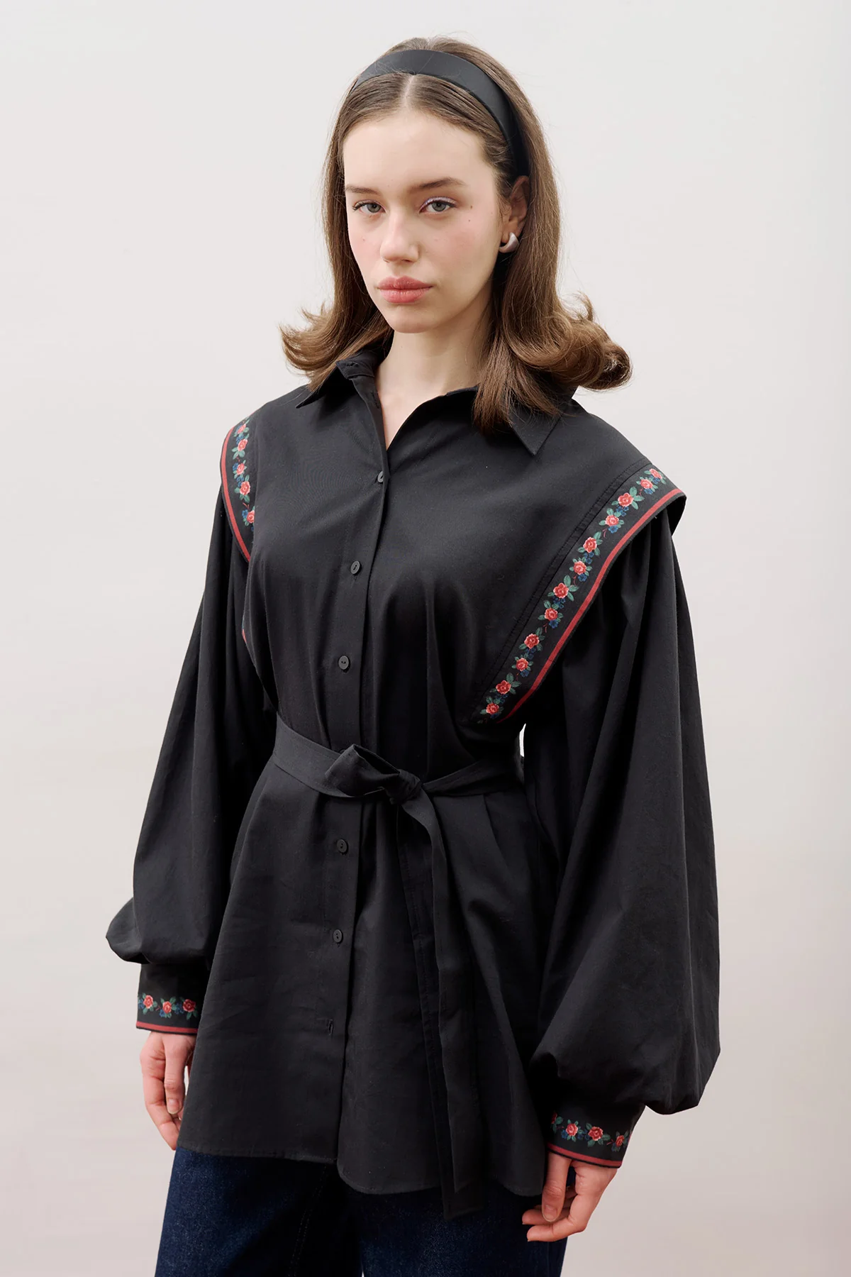 Nora Statement Shirt Patterned - Image 6