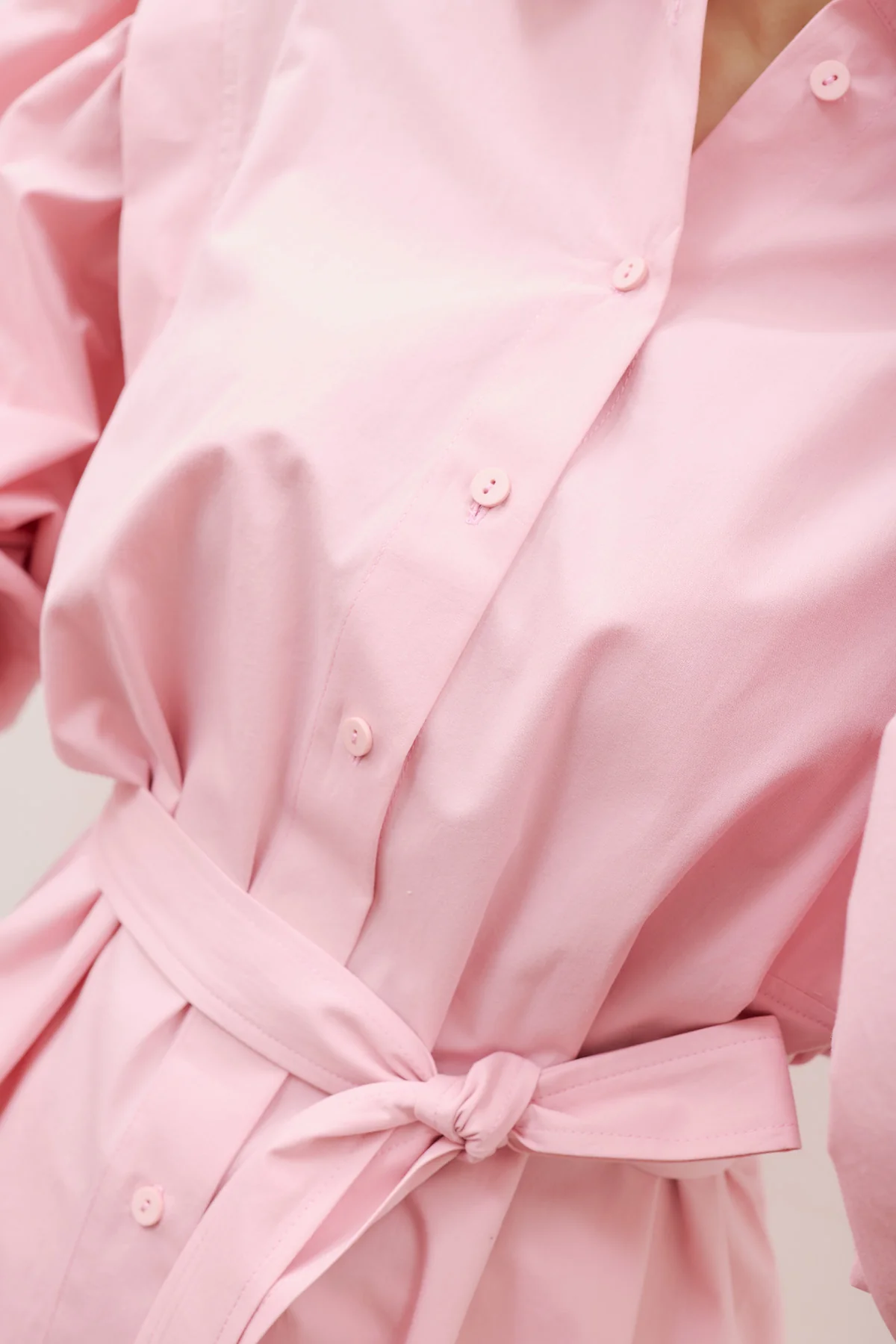 Nora Statement Shirt Pink - Image 11