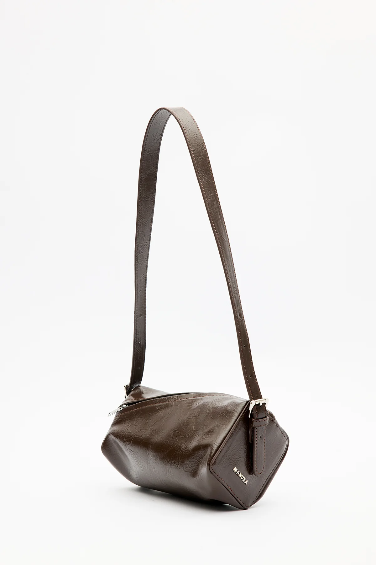 Nour Leather Bag Brown - Image 7