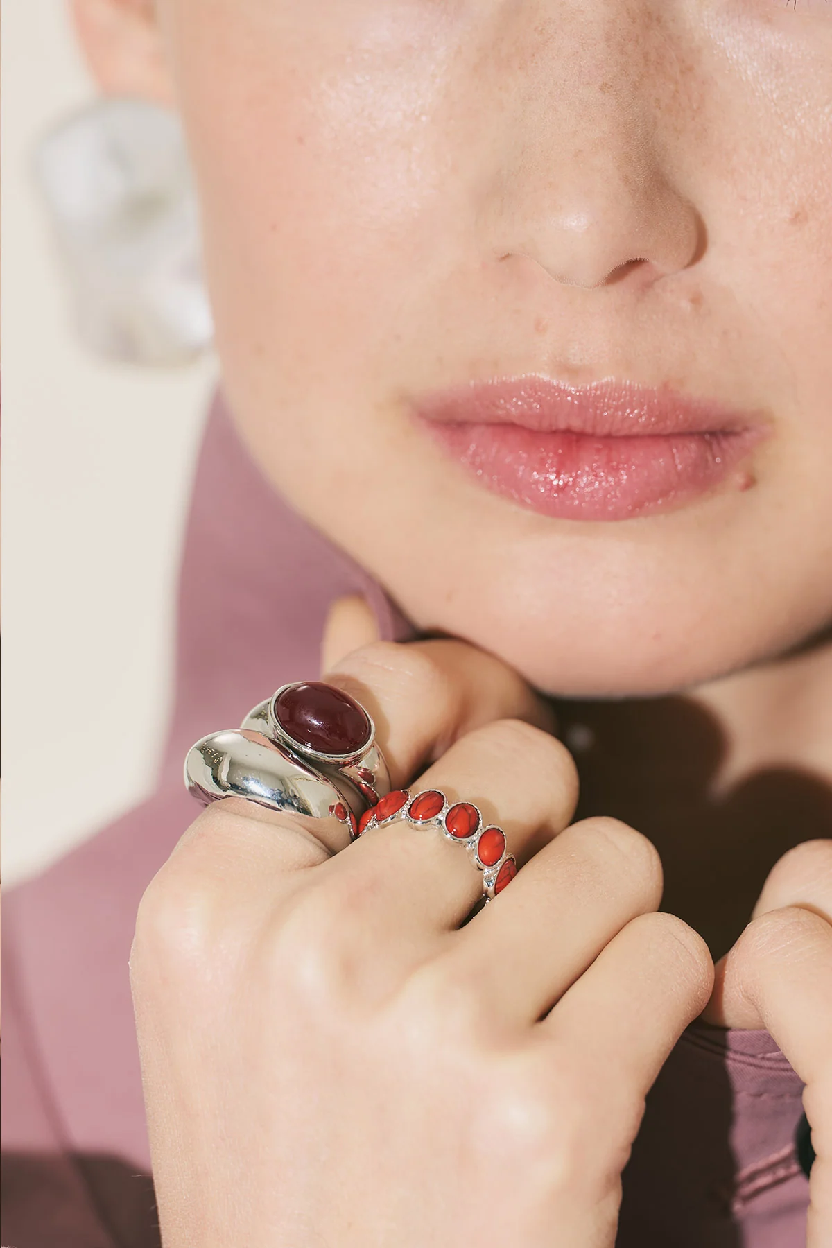 Ocean Ring Set Silver - Image 10