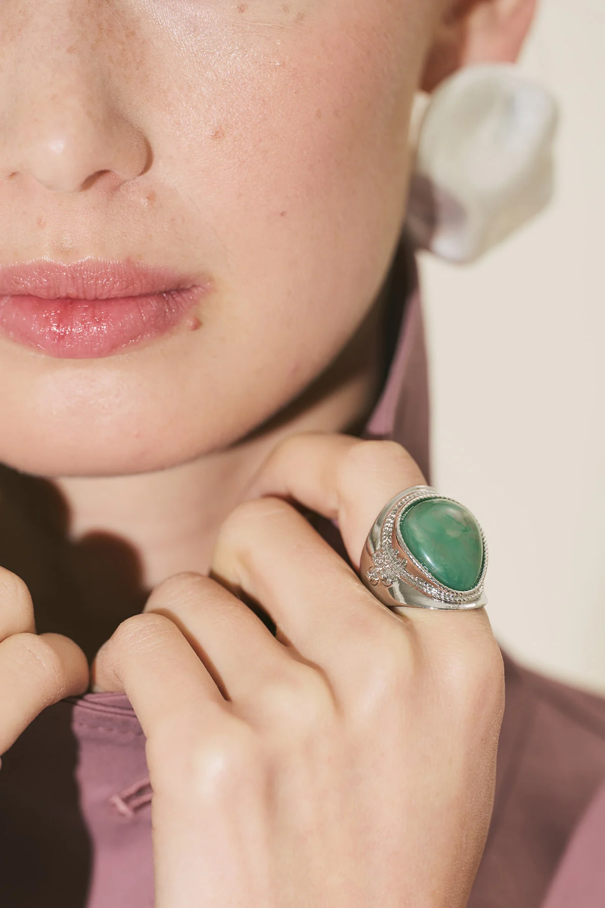 Ocean Ring Set Silver - Image 9