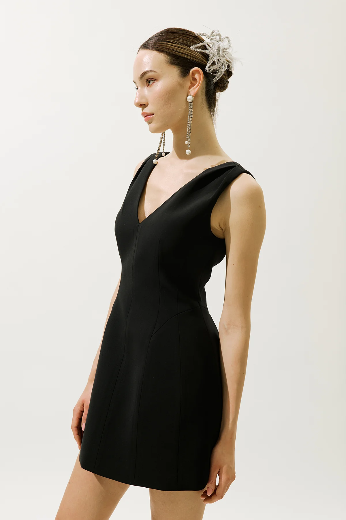 Olivia Evening Dress Black - Image 4