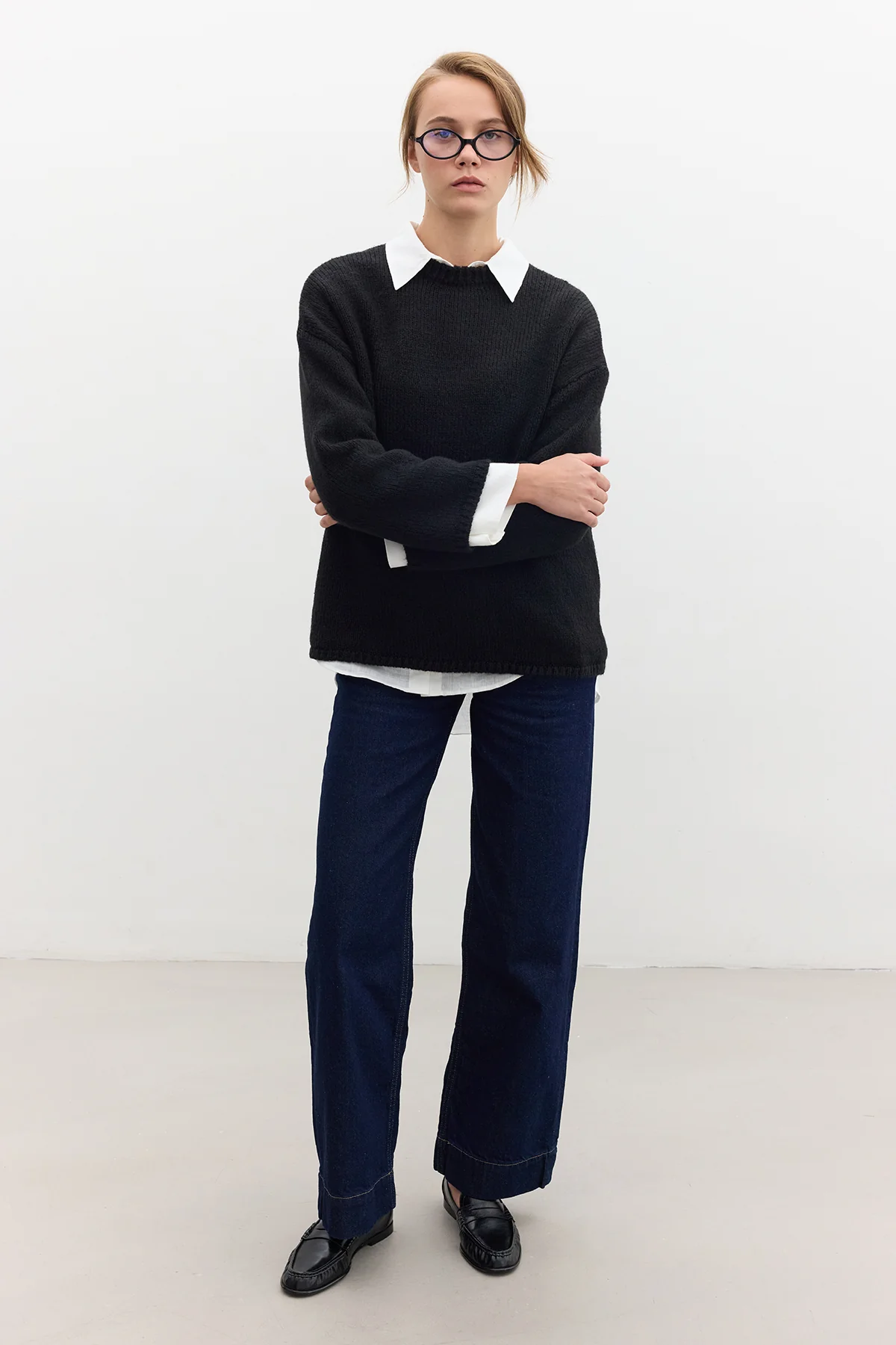 Oversized Sweater Black - Image 2