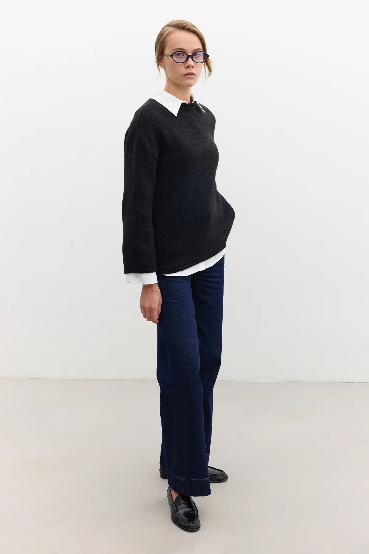 Oversized Sweater Black - Image 3