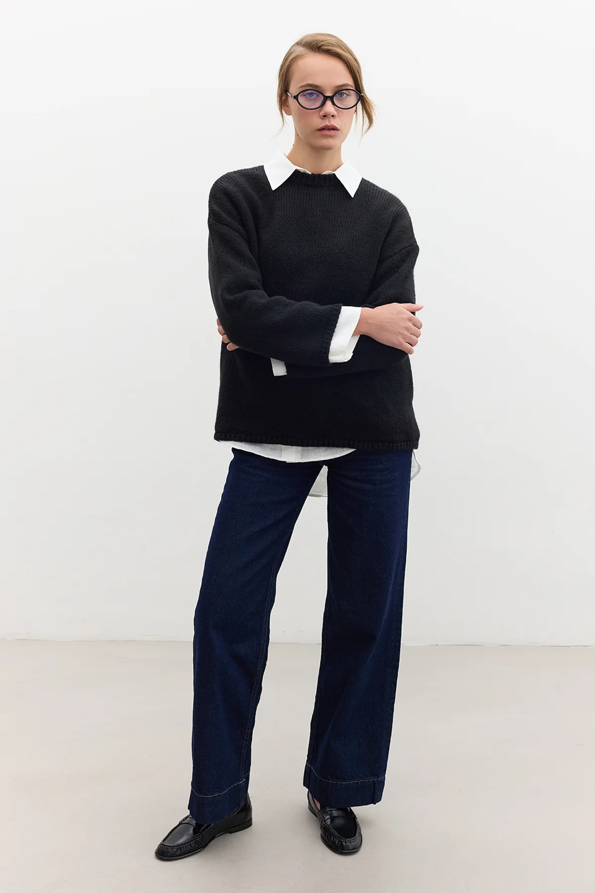 Oversized Sweater Black - Image 4