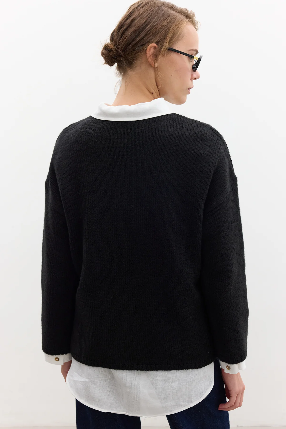 Oversized Sweater Black - Image 8