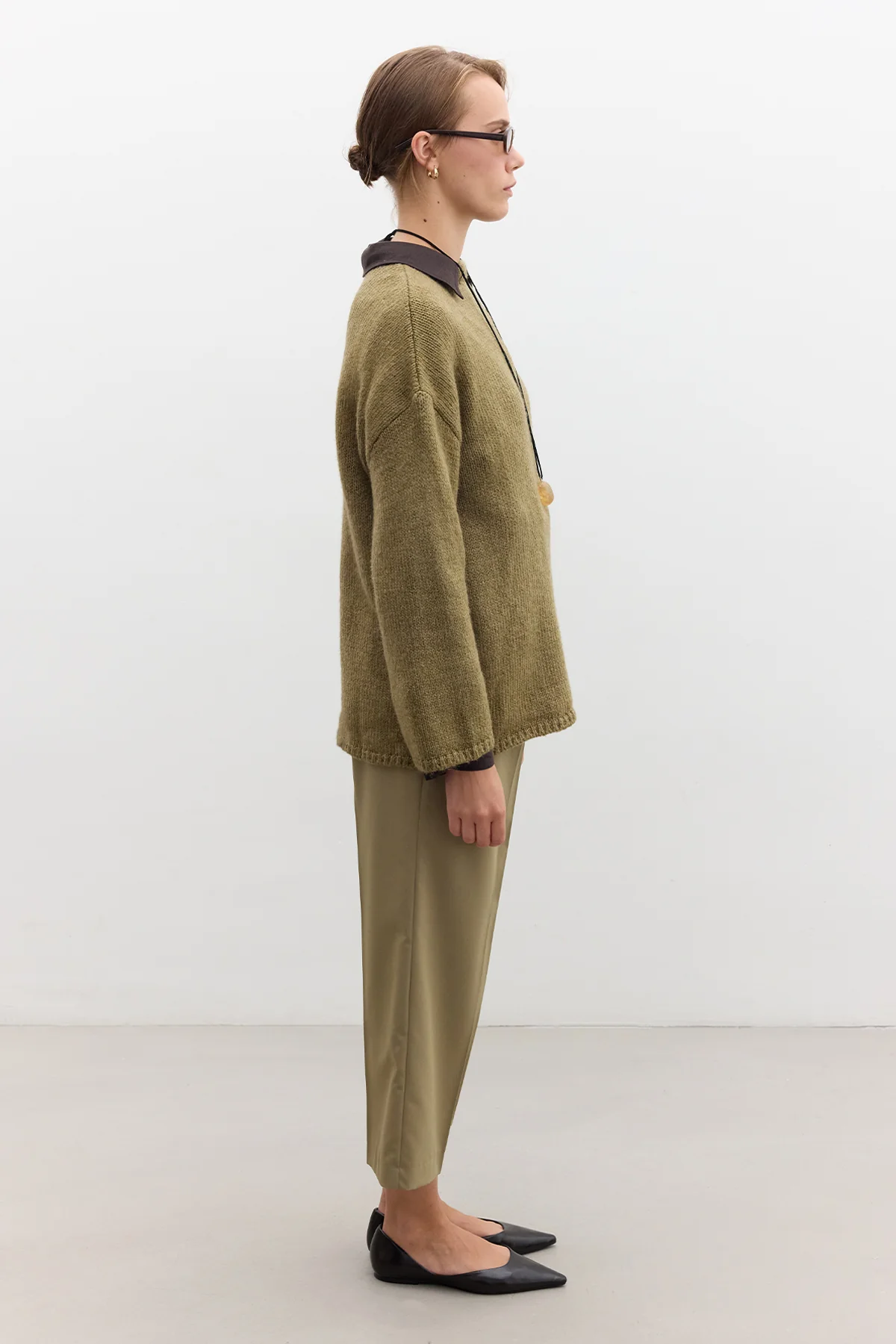 Oversized Sweater Sand - Image 4