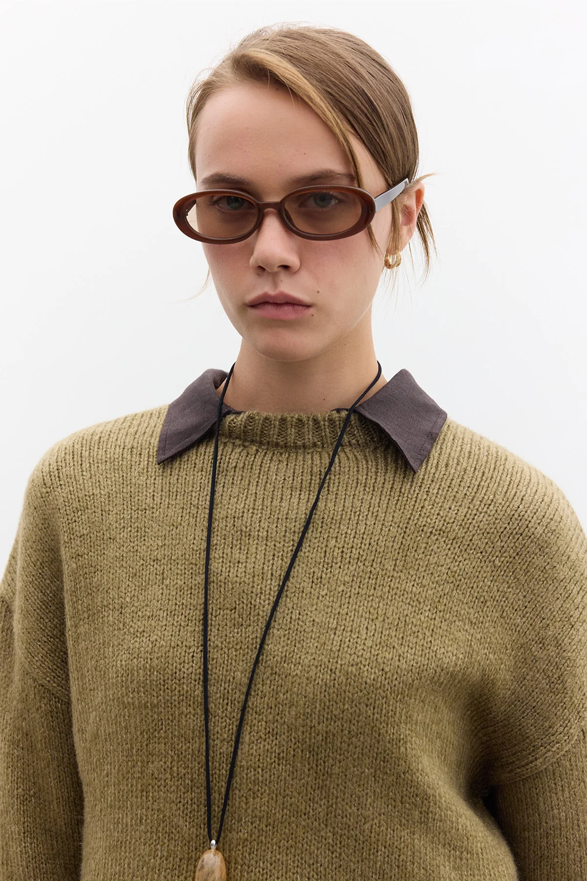 Oversized Sweater Sand - Image 5