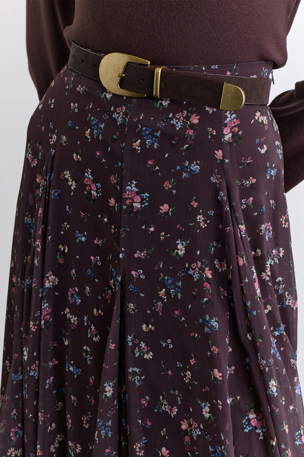 Panelled Pattern Skirt Ditsy - Image 11