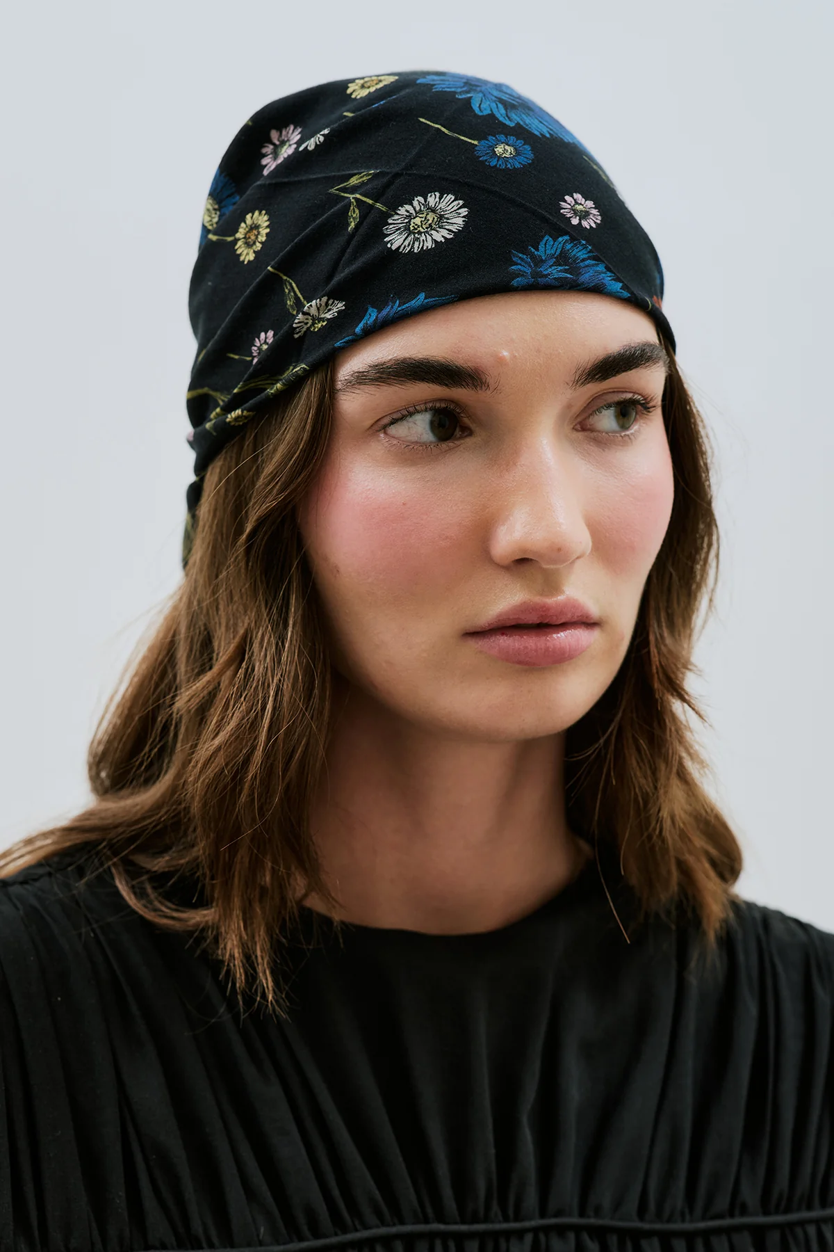 Patterned Cotton Scarf Cecile - Image 2