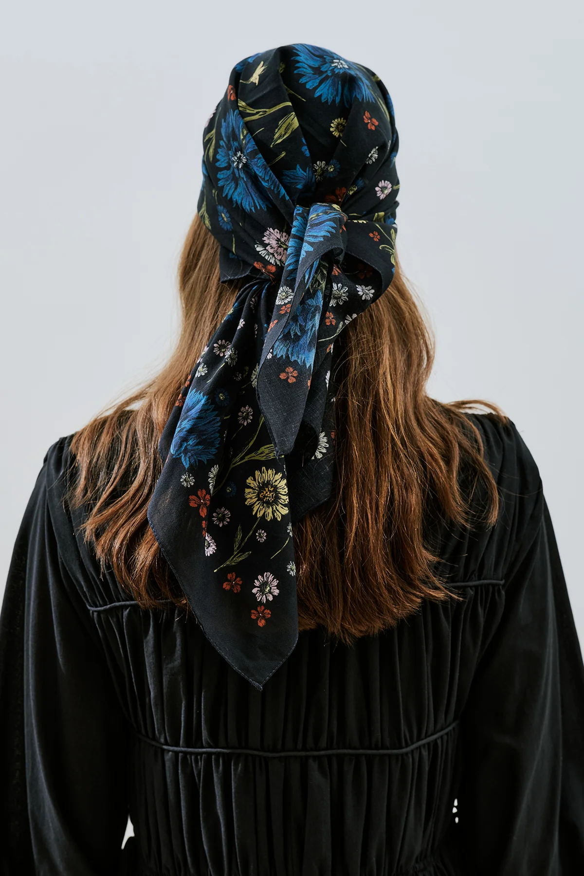 Patterned Cotton Scarf Cecile - Image 4