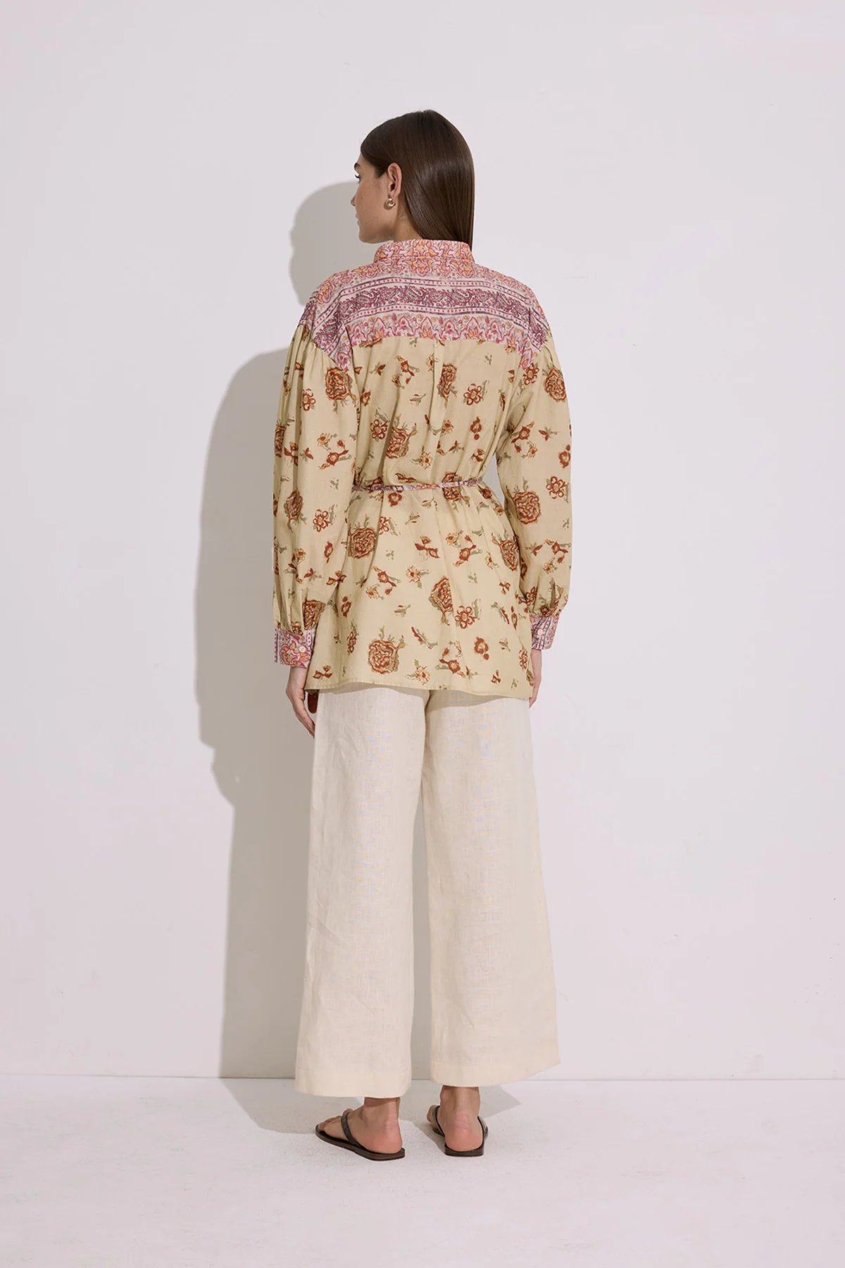 Patterned Cotton Shirt Moly - Image 7