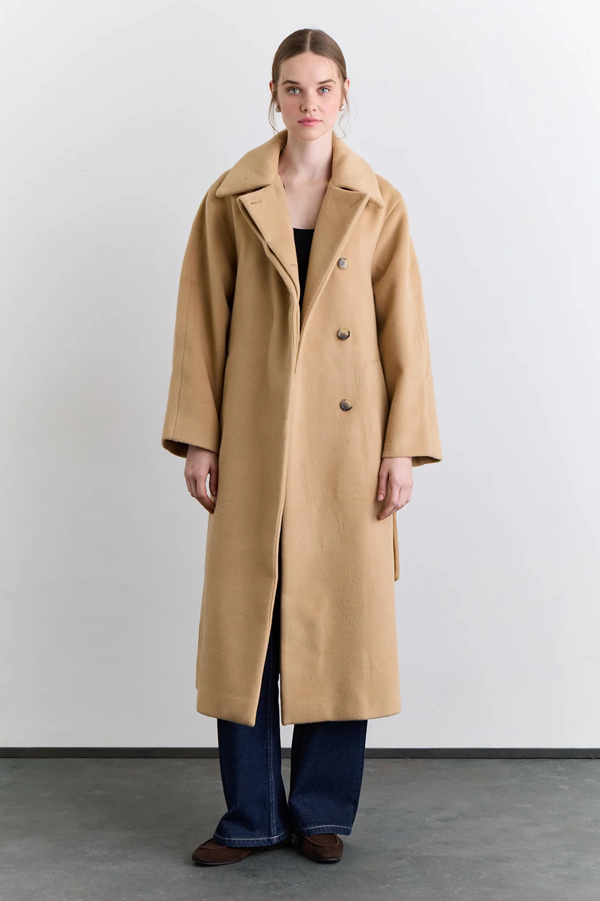 Plain Cachet Coat Camel - Image 3