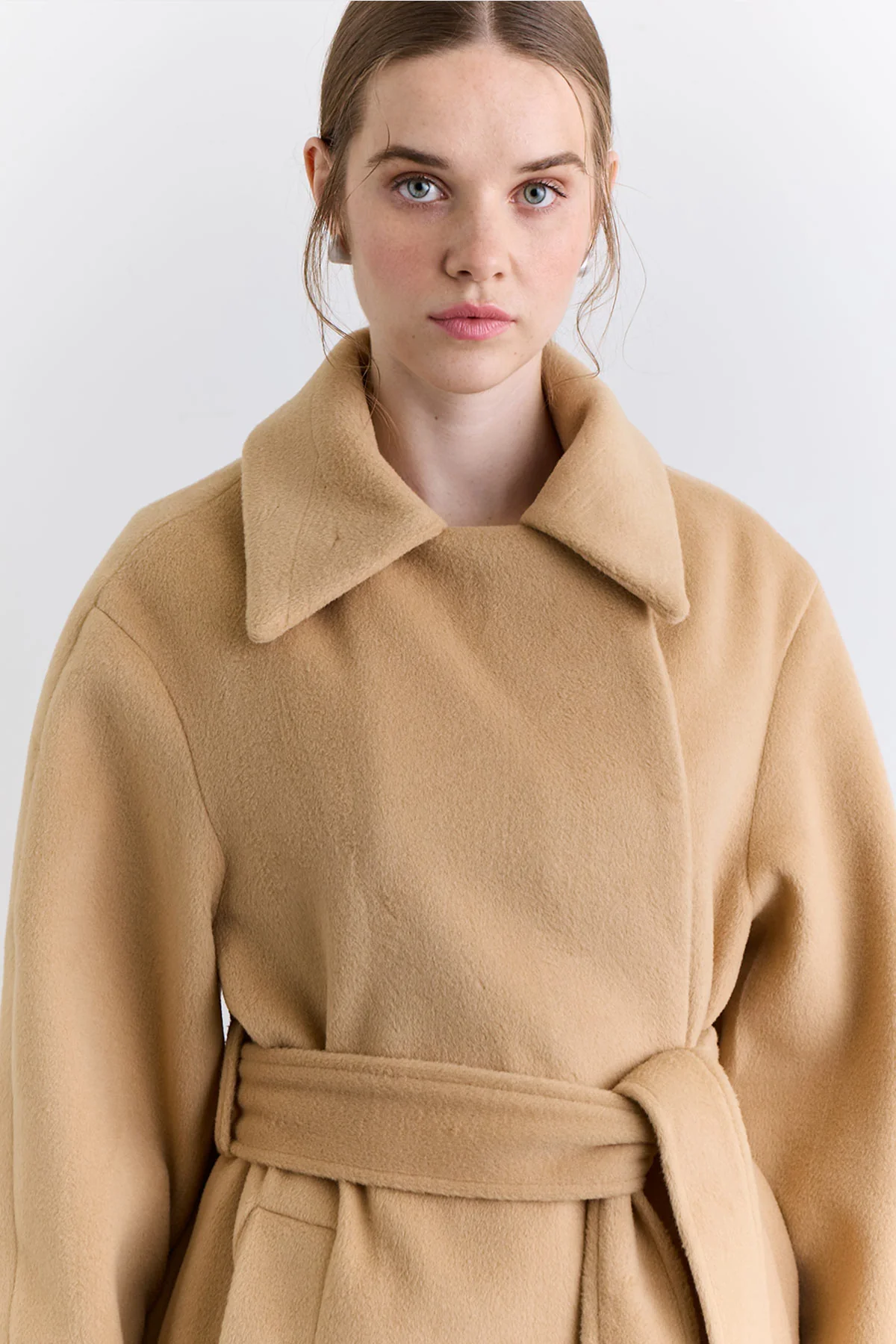 Plain Cachet Coat Camel - Image 4
