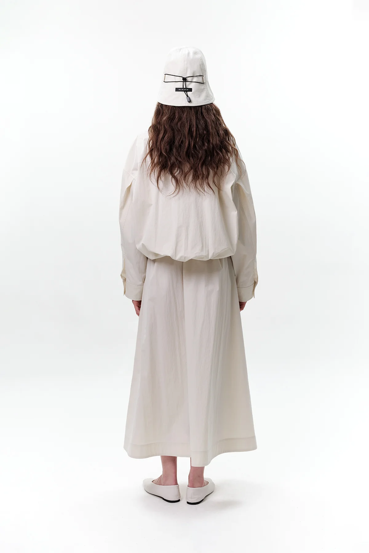 Pleated Short Jacket Stone - Image 6