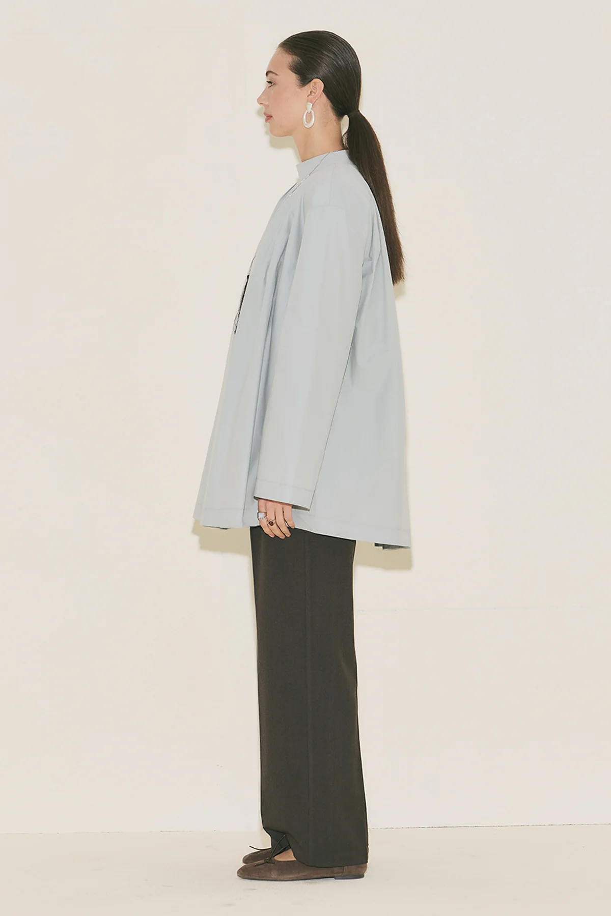 Pleated Tunic Blue - Image 10