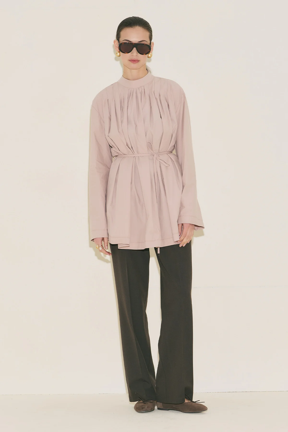 Pleated Tunic Pink - Image 2