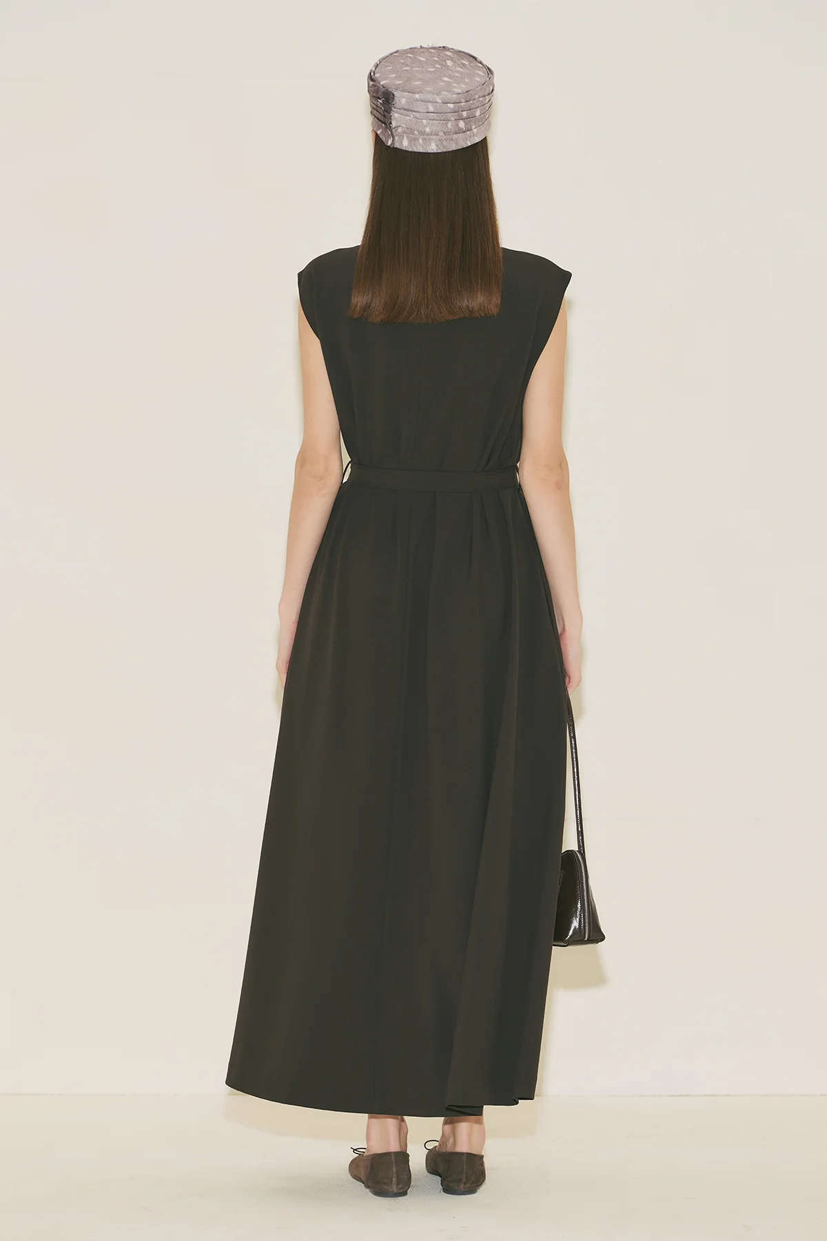 Premium Belted Dress Brown - Image 12